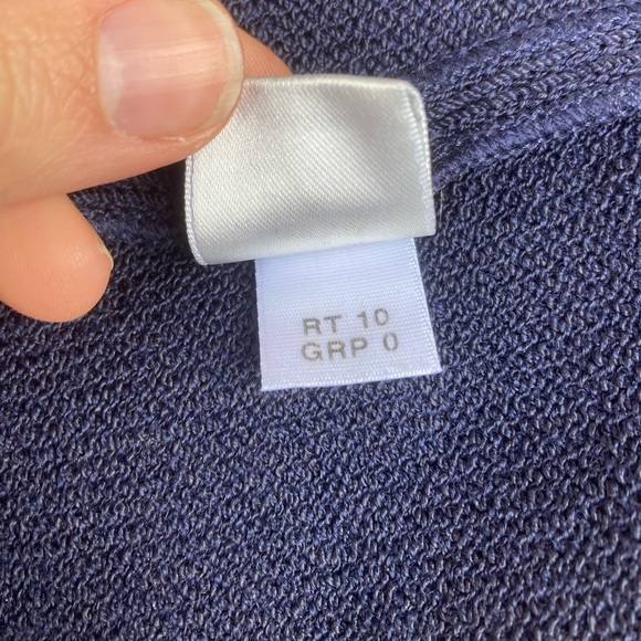 St. John Caviar | Knit Jacket/Cardigan | Size 4 | Color: Blue/Navy - Picture 8 of 8